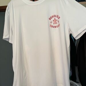 White Honolulu Hawaii Graphic T-Shirt
